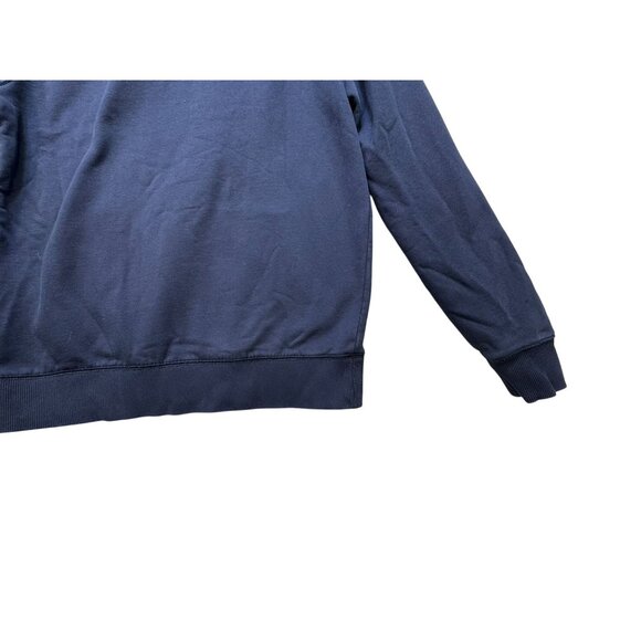 Tommy Hilfiger Mens Hoodie Medium Navy Kangaroo Pocket & Adjustable Drawstring L - Picture 11 of 12